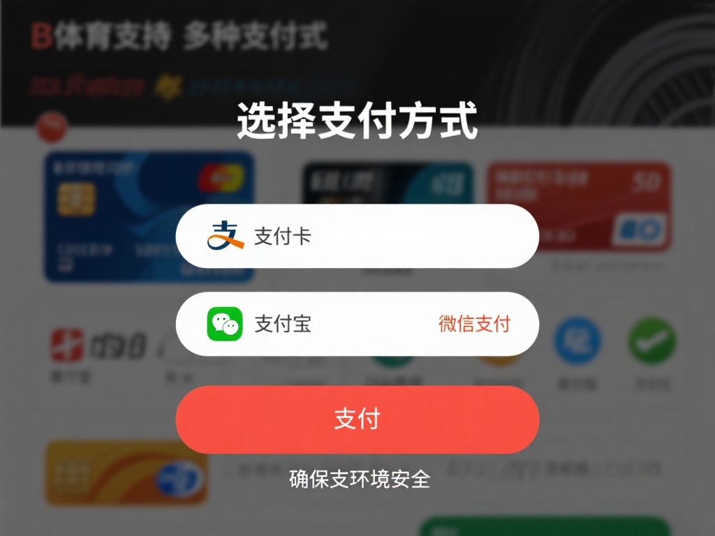 选择支付方式：B体育支持多种支付方式，包括银行卡、